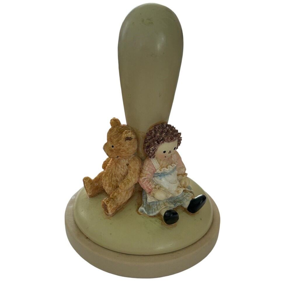 BROWN BAG COOKIE ART 1998 Raggedy Ann Cookie Press Stamp Friends #25 Teddy Bear